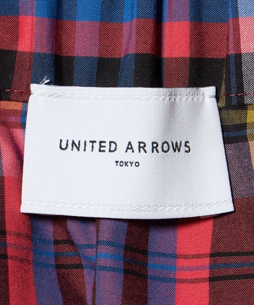 未使用UNITED ARROWS BONOTTO スカート ロング チェック38 UNITED ARROWS（ユナイテッドアローズ） スカート マドラス チェック
