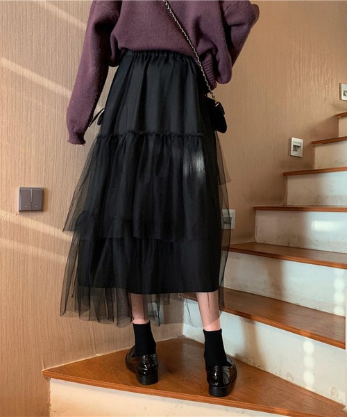 「MAISON DE THERESE」 フレアスカート FREE アイボリー レディース_画像6