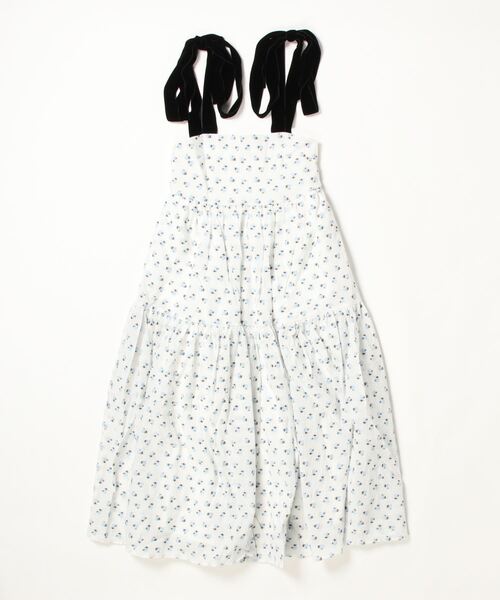 「CAROLINA GLASER」 キャミソールワンピース SMALL ブラック レディース_画像2