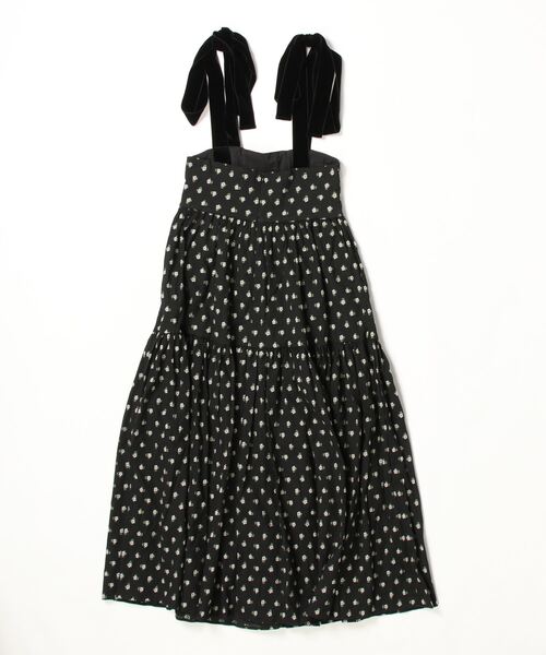 「CAROLINA GLASER」 キャミソールワンピース SMALL ブラック レディース_画像3
