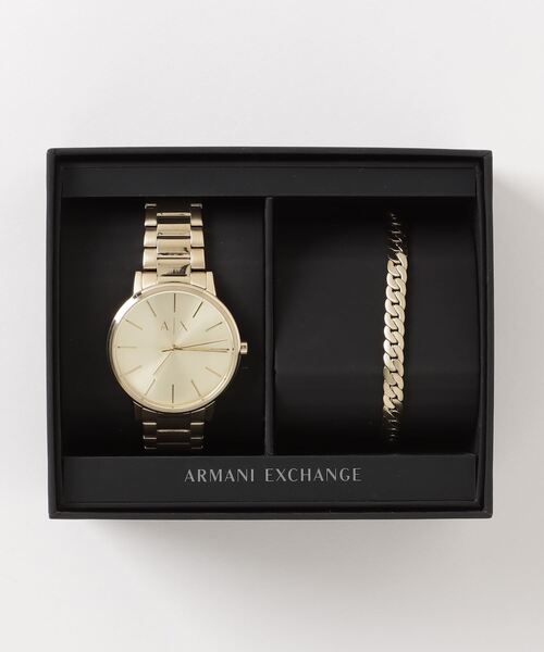 ARMANI EXCHANGE 「ARMANI EXCHANGE」 アナログ腕時計 FREE ゴールド