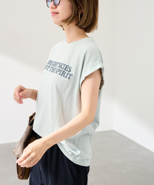 FRAMeWORK（フレームワーク） tシャツ フロッキーロゴT-SHIRT