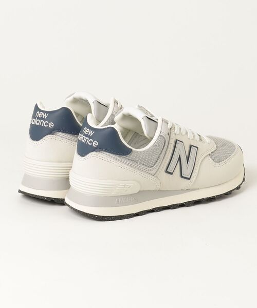 「New Balance」 ローカットスニーカー 25cm オフホワイト レディース_画像2