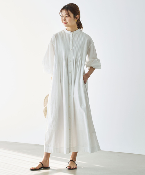 IENA ホワイト 半袖 ロングワンピース IENA（イエナ） 長袖ワンピース 36 ホワイト レディース : ZOZOTOWN