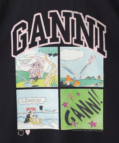 GANNI（ガニー） tシャツ 半袖 「GANNI for ADAM ET ROPE'」別注Basic