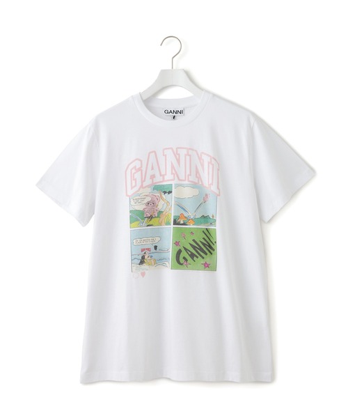 GANNI（ガニー） tシャツ 半袖 「GANNI for ADAM ET ROPE'」別注Basic