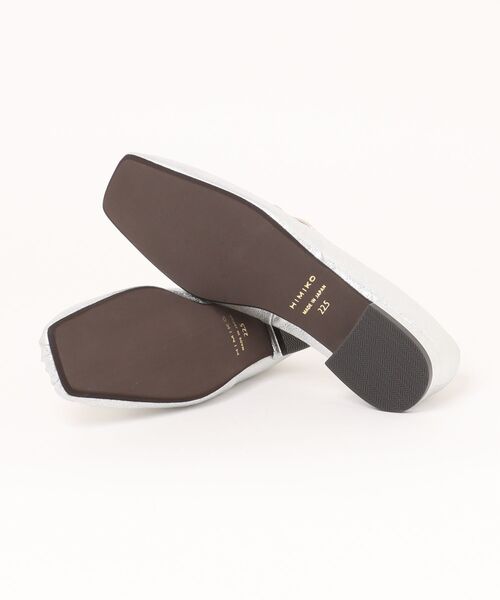 「HIMIKO」 フラットパンプス 25.0cm シルバー レディース_画像3