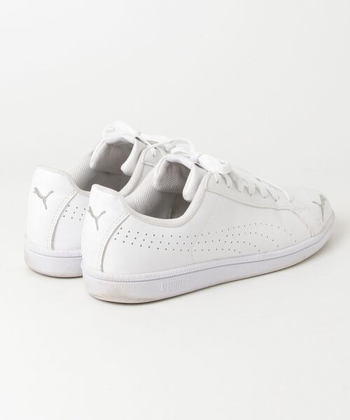 「PUMA」 ローカットスニーカー 28.0cm ホワイト×シルバー メンズ_画像2