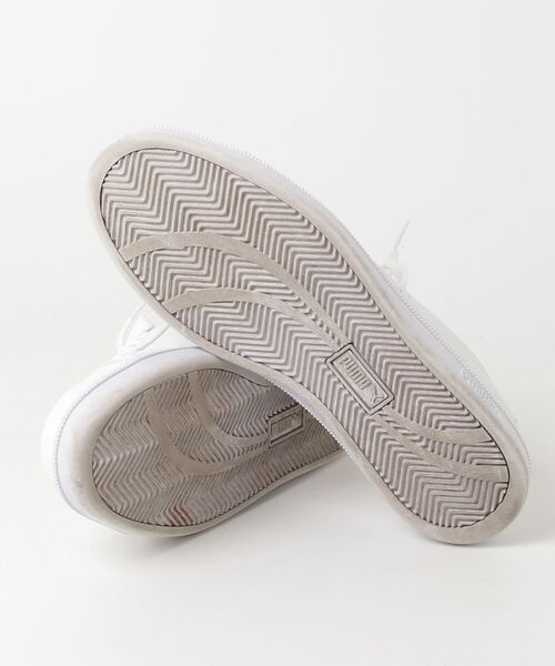 「PUMA」 ローカットスニーカー 28.0cm ホワイト×シルバー メンズ_画像3