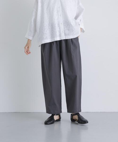 かぐれ パンツ コットンワッシャーサルエルパンツ レディース