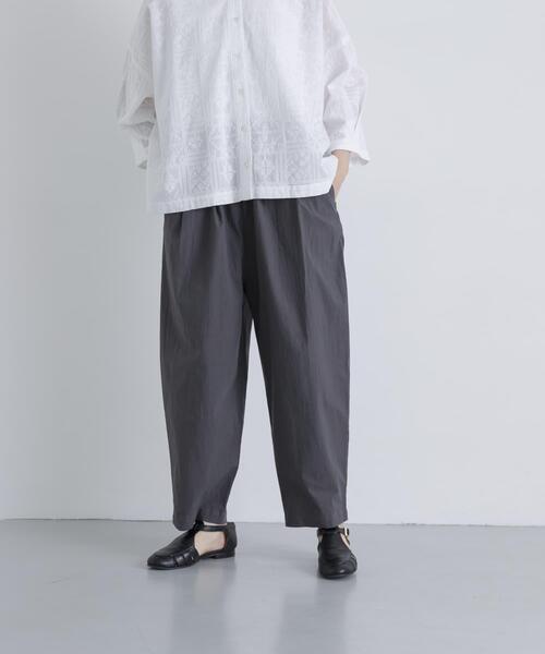 かぐれ パンツ コットンワッシャーサルエルパンツ レディース