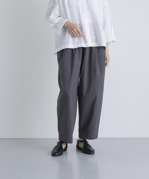 かぐれ　サルエルパンツ かぐれ パンツ コットンワッシャーサルエルパンツ レディース