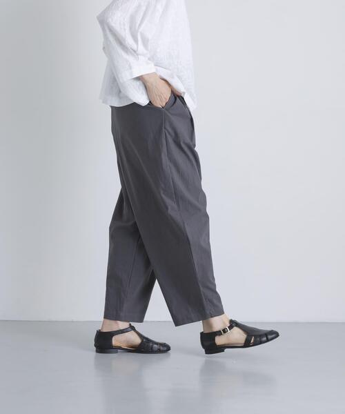 かぐれ パンツ コットンワッシャーサルエルパンツ レディース