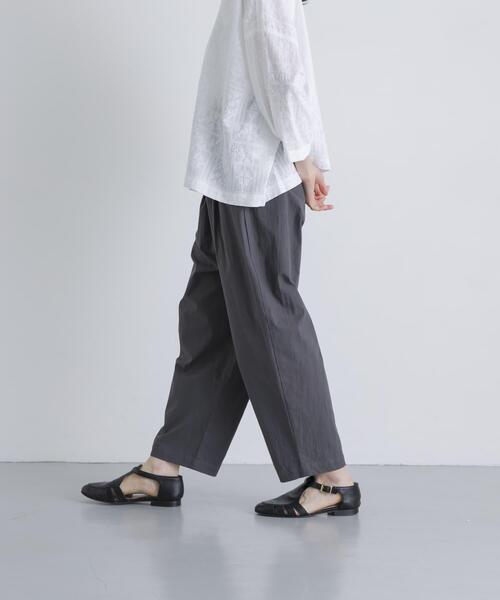 かぐれ　サルエルパンツ かぐれ パンツ コットンワッシャーサルエルパンツ レディース