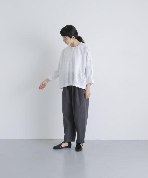 かぐれ パンツ コットンワッシャーサルエルパンツ レディース