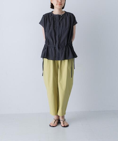 かぐれ パンツ コットンワッシャーサルエルパンツ レディース