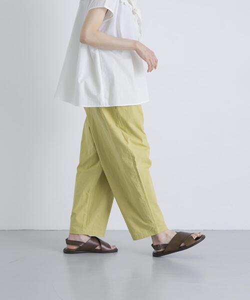 かぐれ パンツ コットンワッシャーサルエルパンツ レディース