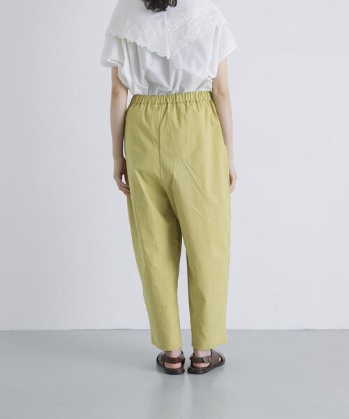 かぐれ パンツ コットンワッシャーサルエルパンツ レディース