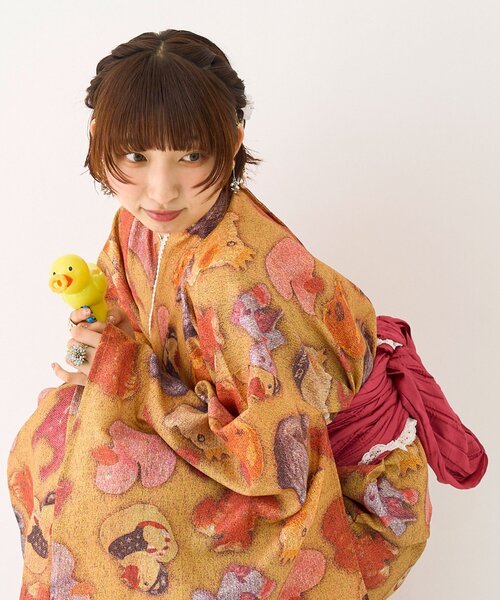 CIAOPANIC（チャオパニック） 浴衣 「ひなの企画」3点SET TOY柄浴衣