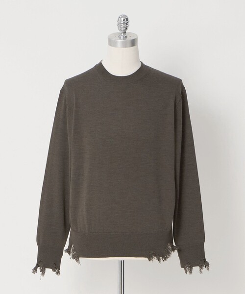 LOEFF（ロエフ） ニット セーター 「LOEFF」ダメージ ニット プル