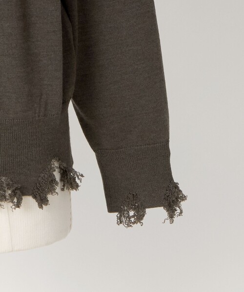 LOEFF（ロエフ） ニット セーター 「LOEFF」ダメージ ニット プル