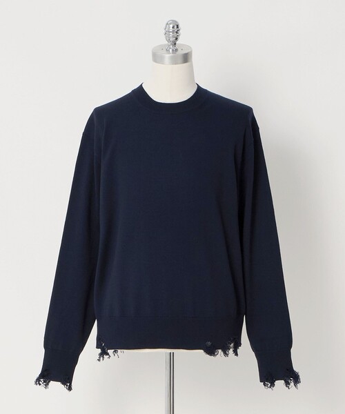 LOEFF（ロエフ） ニット セーター 「LOEFF」ダメージ ニット プル