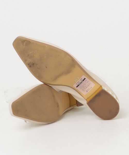「NEUE THE MARKET」 フラットパンプス 23cm アイボリー レディース_画像3