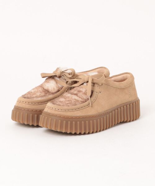 【箱付き・新品】clarks ワラビー モカシン レザー 本革 厚底 26.5 Clarks（クラークス） デッキシューズ モカシン TORHILL BEE「本革