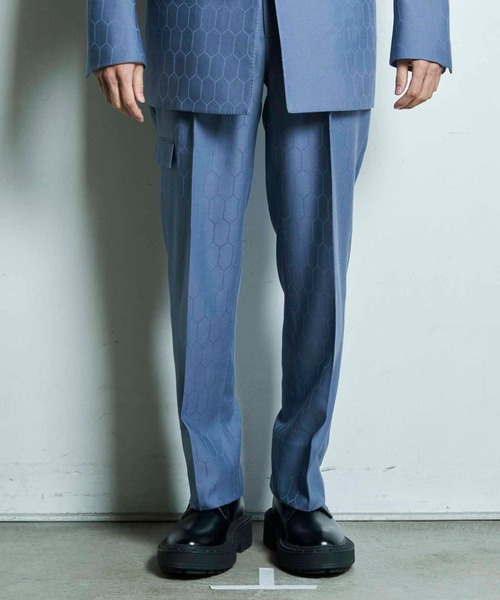 スラックス Y.O.N. ワイオーエヌ / HEXAGON SUIT TROUSERS ヘキサゴンスーツトラウザーズ メンズ_8