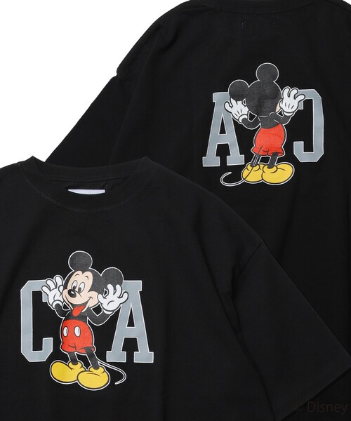 Tシャツ Tシャツ Web限定 Disney ディズニー ミッキーマウス 別注 Ca プリントtシャツ バックプリント アニメプリント Zozotown Paypayモール店 通販 Paypayモール