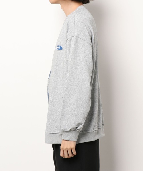 11/18タイムセール＊極美品＊HYKE 切り替えデザインスウェット unisex】NEW JACK アソート トレーナー / NEW JACK assorted