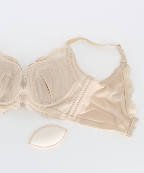 Absorle ブラジャー ショーツセット 「Fカップ」形状記憶性