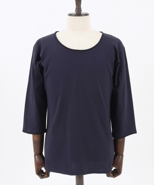 tシャツ U NECK CUTSEW/ユーネックカットソー レディース HUG.U カットソー レディース ロンT 選べる Uネック Vネック 綿
