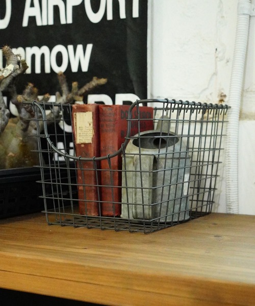 THE MILES 収納 Scoop Small Basket ワイヤーラック ワイヤー