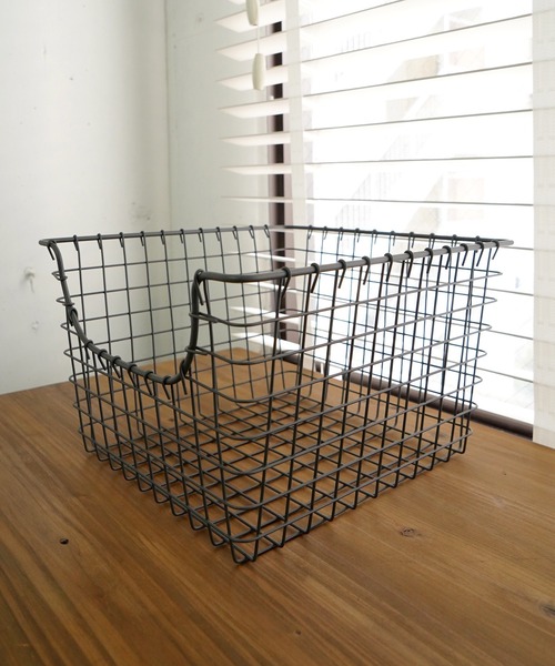 THE MILES 収納 Scoop Small Basket ワイヤーラック ワイヤー