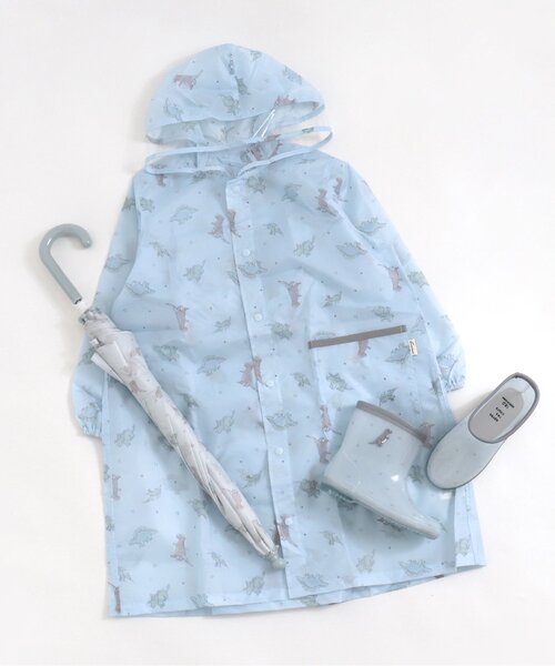 apres les cours レインコート カッパ BOYSランドコート(アイス