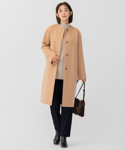 【新品未使用】23区 CLASSY掲載 ウールミルドストレッチ テーパードパンツ 23区 パンツ 「CLASSY.1月号掲載」ウールミルドストレッチ