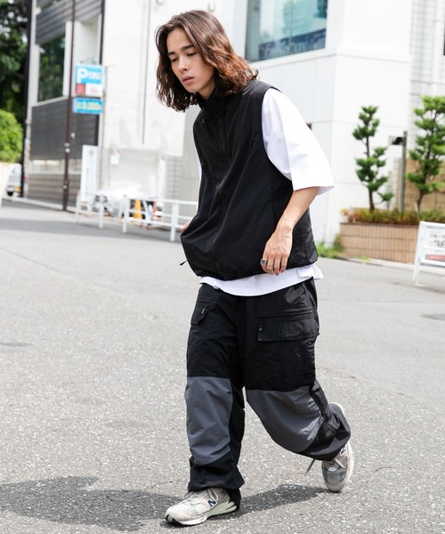 ベスト ジレ WEGO/「セットアップ対応」ナイロントラックベスト メンズ レディース | WEGO | 11