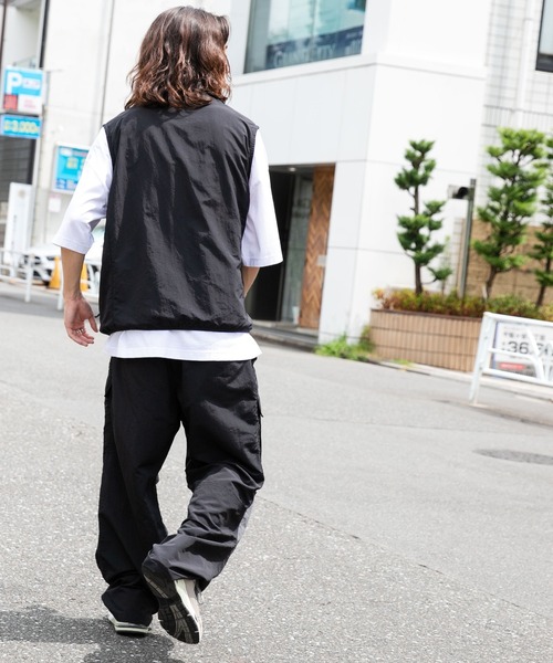 ベスト ジレ WEGO/「セットアップ対応」ナイロントラックベスト メンズ レディース | WEGO | 12