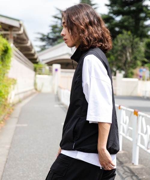 ベスト ジレ WEGO/「セットアップ対応」ナイロントラックベスト メンズ レディース | WEGO | 09