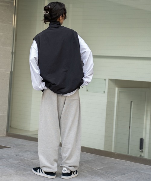 ベスト ジレ WEGO/「セットアップ対応」ナイロントラックベスト メンズ レディース | WEGO | 16