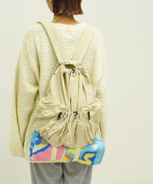 DAY CLOSET デイバック リュック 軽量ドロストナイロンリュックサック 