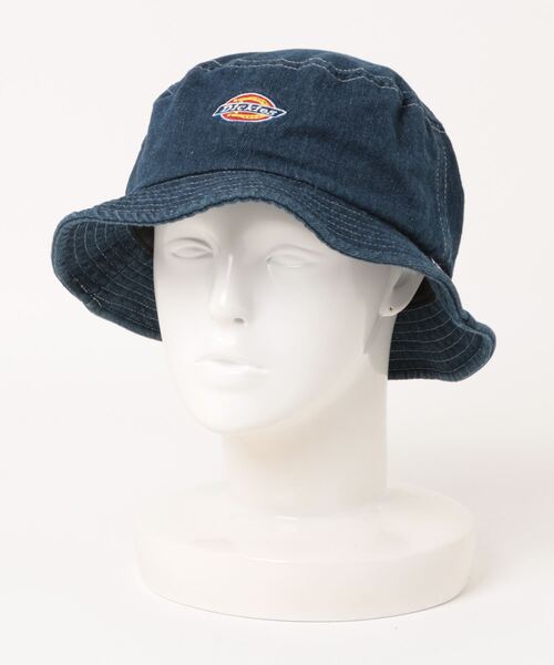 Dickies 帽子 ハット 「Dickies」EX ICON DENIM BUCKET HAT/デニム