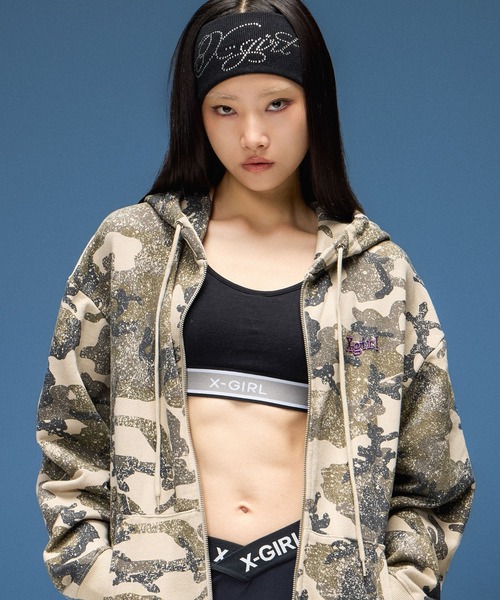 X-girl（エックスガール） ブラジャー ショーツセット LOGO UNDERWEAR