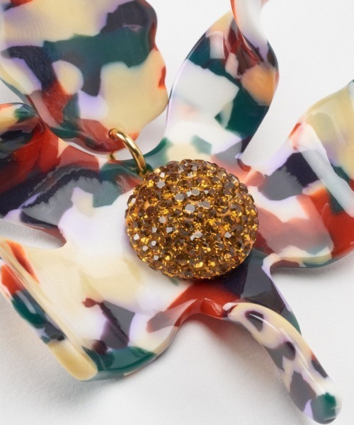 ピアス 「LELE SADOUGHI (レレ サドゥギ)」CRYSTAL LILY EARRINGS レディースの画像