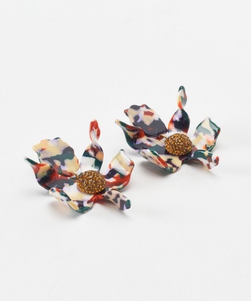ピアス 「LELE SADOUGHI (レレ サドゥギ)」CRYSTAL LILY EARRINGS レディースの画像