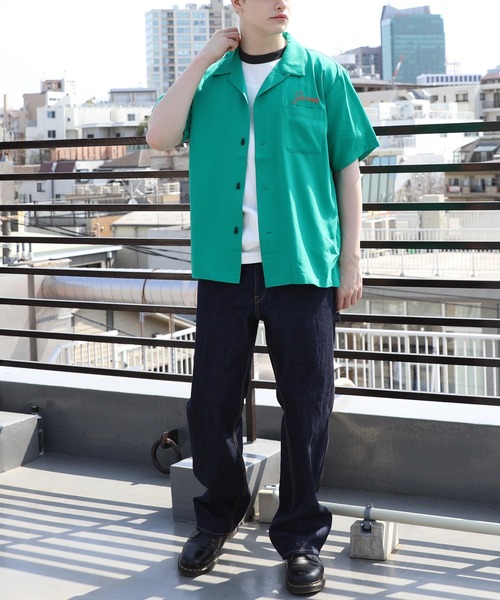 HOUSTON シャツ ボーリングシャツ(CLOWN) メンズ レディース