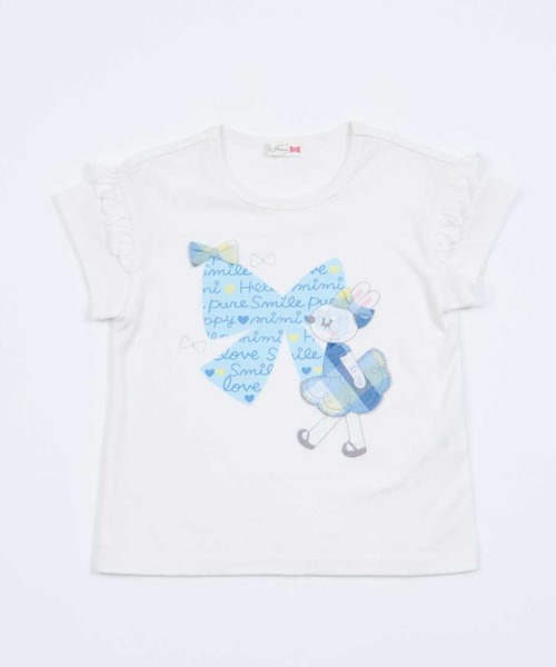 新品 KP mimiちゃんTシャツ ラップフリルキュロット 130 140 KP(キッズ) tシャツ mimiちゃん半袖Tシャツ100〜130 キッズ 子供