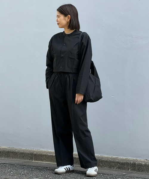 カーディガン 「THOUSAND MILE」CARDIGAN ＆ WIDE PANTS SET Ny/Pu / カーディガン アンド ワイドパンツ セ