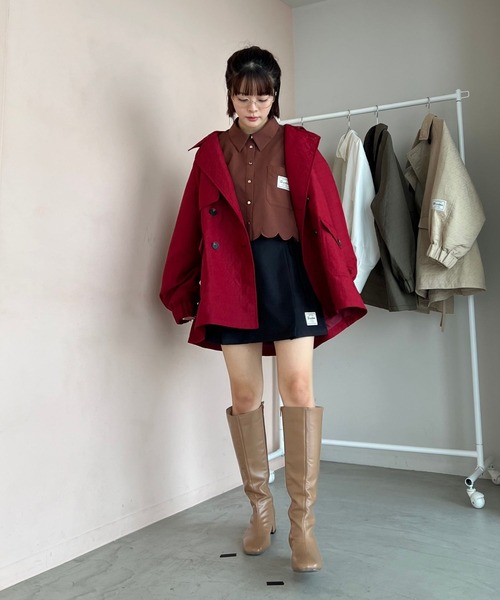 Lil ambition スタースティッチトレンチコート Star Stitch Trench Coat – Lil Ambition